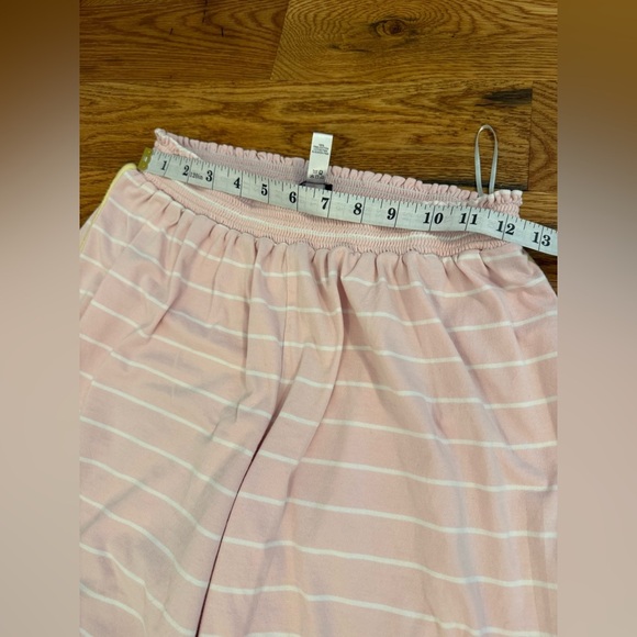 Cosabella Maternity Pima Cotton Pajama Set, size L, pants & tank, pink stripe - Picture 10 of 13